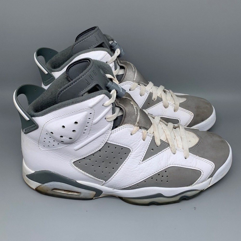 Jordan 6 Retro Cool Grey Basketball Shoes CT8529-100 Men's Sz 11
